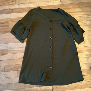 Forest green,  XL dress